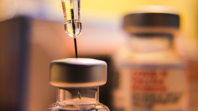 Vaccine vial. 